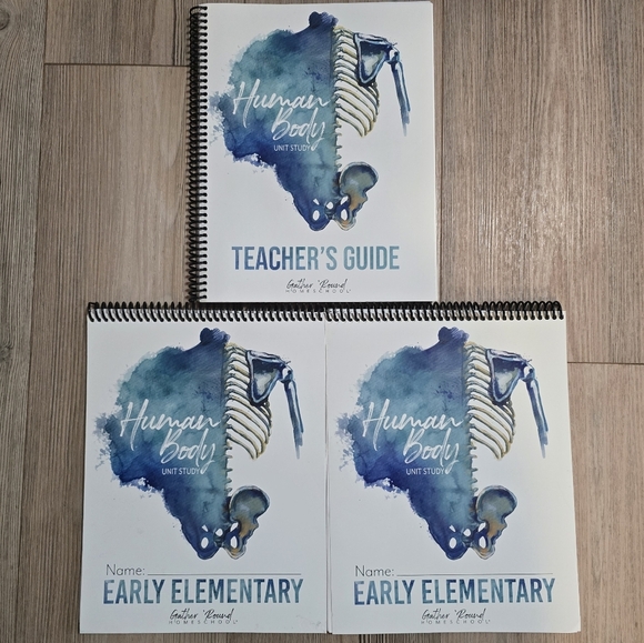 Gather round homeschool human body unit study early elementary teacher guide - Picture 1 of 2